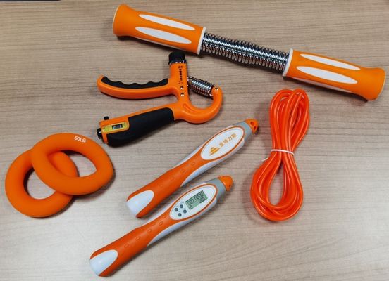 Fünf Finger Stärker Griff Fitness Kraft Übung Tragbare Metall Silicone Arm Übung Customized Logo