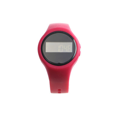 Maßgeschneidertes Schrittzähl-Armband mit Silikogel-Gurt ABS-Gehäuse Unisex