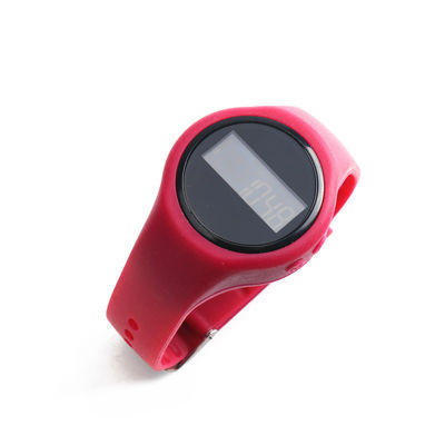 Maßgeschneidertes Schrittzähl-Armband mit Silikogel-Gurt ABS-Gehäuse Unisex