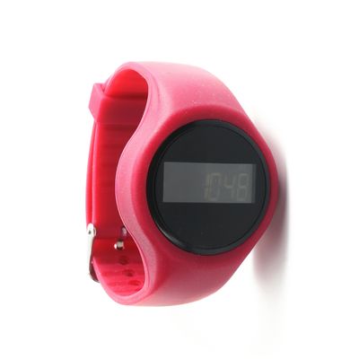 Maßgeschneidertes Schrittzähl-Armband mit Silikogel-Gurt ABS-Gehäuse Unisex