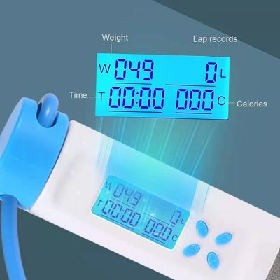 Fitness Sprungseil Unisex 157 G Heimtraining Gewichtete Geschwindigkeit Sprungseil mit Zähler und Smart Cordless