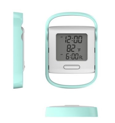 ABS-Moderne digitale Tischwecker mit Temperaturanzeige und Alarmfunktion