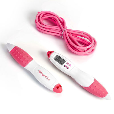 Fitness-Sprungseil Verstellbares 2,5-M-Pink-Sprungseil für hohe und niedrige Intensität Aerobic-Übungen JP-100