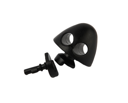 Einfaches schwarzes Kabelloses Sprungseil JS-310 mit 200 mm Länge und Loop Counter