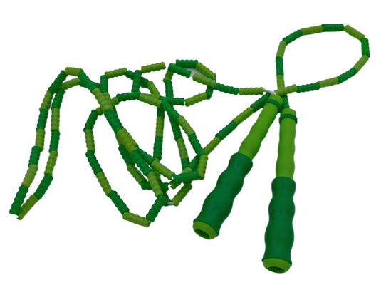 Grüne Farbe Unisex Bambus Sprungseil Übung Sprungseil für Kinder Teenager
