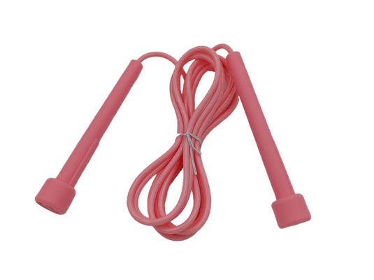 Pink Plastik Griff Fitness Sprungseil Einfaches Design Kinder Sprungseil