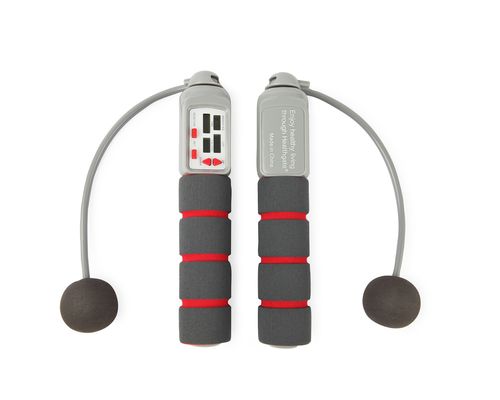 Fitness Sprungseil Unisex 157 G Heimtraining Gewichtete Geschwindigkeit Sprungseil mit Zähler und Smart Cordless