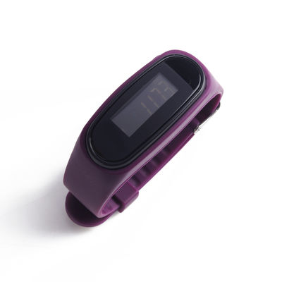 Silikon-Gürtel-Fitness-Fußmesser-Uhr mit voreingestelltem Gewichts-Schrittzahlen