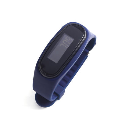FCC-konforme Fitness-Pedometer-Uhr Farbiges Silikon-Armband