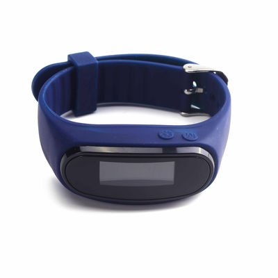 FCC-konforme Fitness-Pedometer-Uhr Farbiges Silikon-Armband
