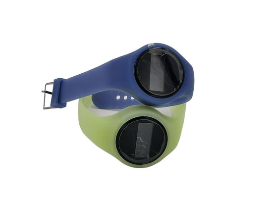 Multi-Funktion ABS Silikon Digital Schritt Zähler Armband mit 24-Stunden-Zeit Anzeige