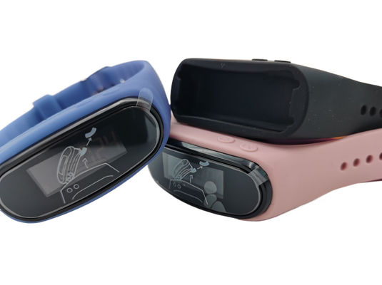 Silikon-Armband Fitness-Schrittzähler Uhr Schrittzähler Batterie