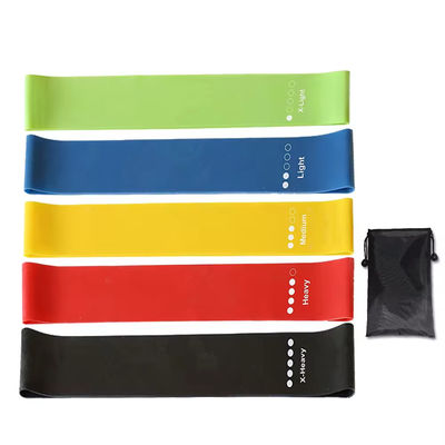 Sport Yoga Mini Butt Stärke kundenspezifische Latex Training Widerstand Fitness Loop Bands Set