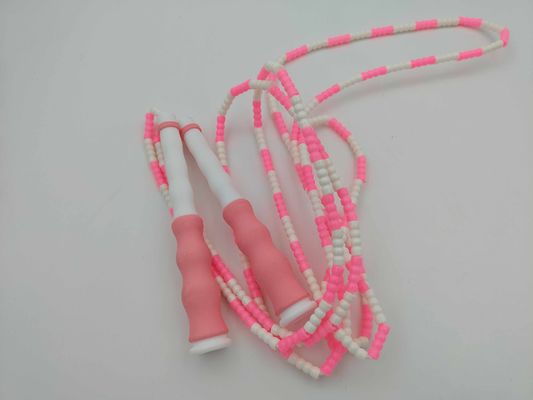 Rosa Farbe Unisex Bambus Sport Sprungseile Bewegung Sprungseil für Kinder Teenager