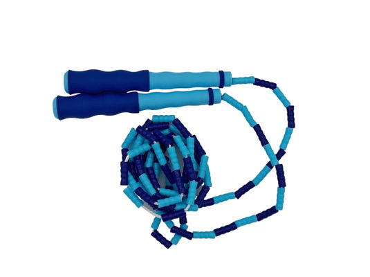 Blaue Farbe Unisex Bambus Sport Sprungseile Übung Sprungseil für Erwachsene