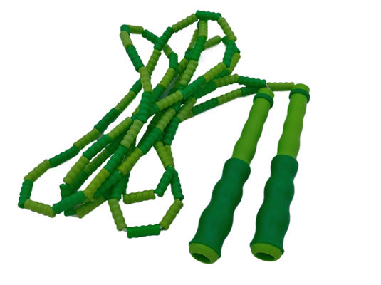 Grüne Farbe Unisex Bambus Indoor Sprungseil Übung Sprungseil für Kinder Teenager