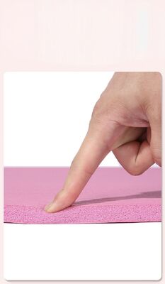 Hoch elastische, umweltfreundliche PVC-Yoga-Matte, konzipiert für Workouts, Yoga-Sessions, zu Hause und im Fitnessstudio. Verschiedene Stärken und Farben.