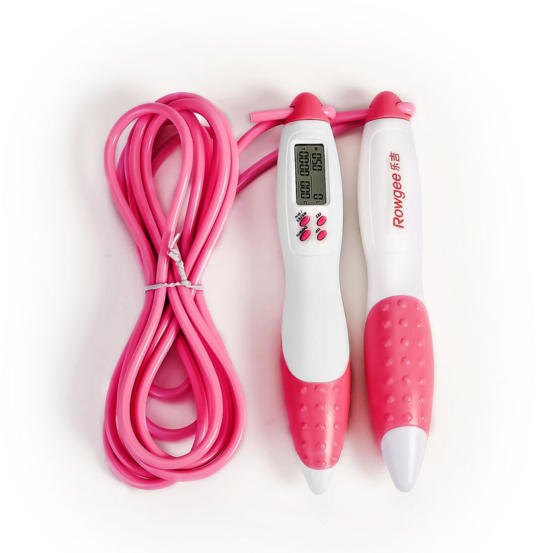 Fitness-Sprungseil Verstellbares 2,5-M-Pink-Sprungseil für hohe und niedrige Intensität Aerobic-Übungen JP-100