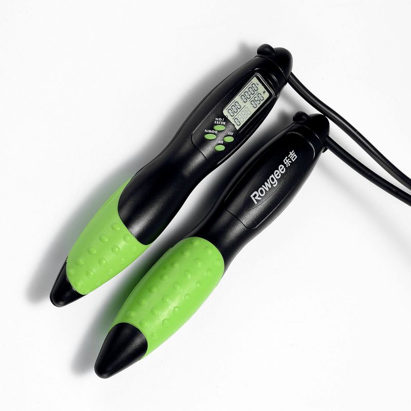 Fitness Sprungseil Vollkörpertraining mit JP-100 Grüner Multifunktionszähler Sprungseil