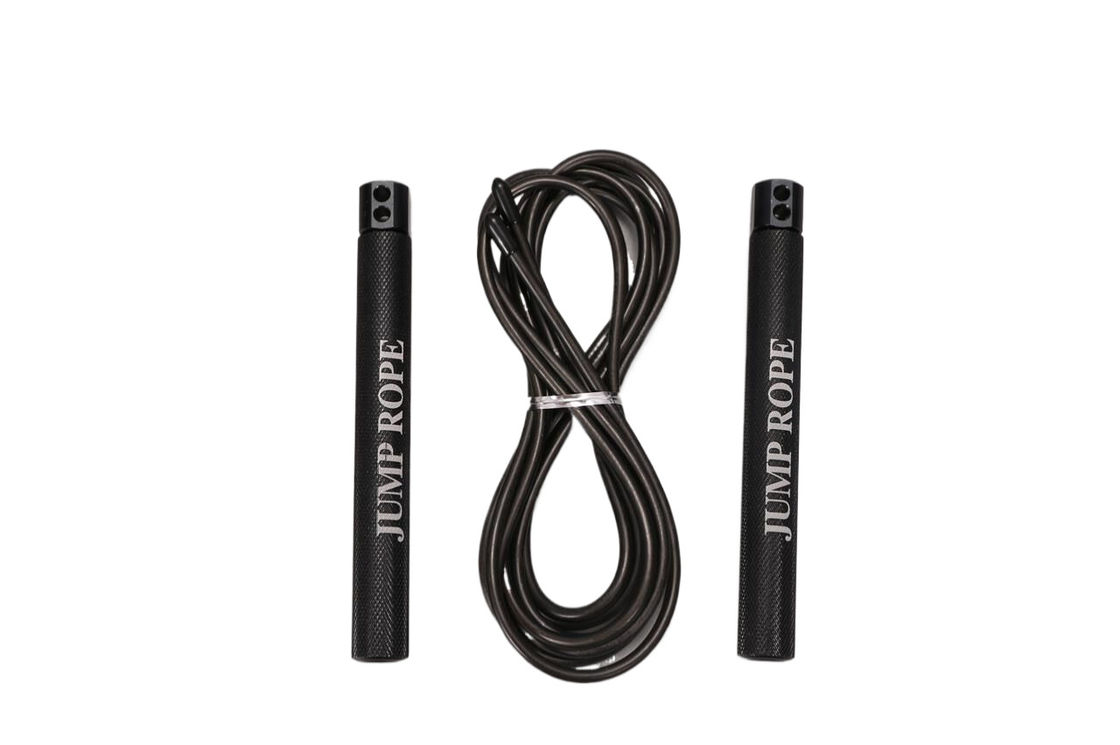 Gewichtsgeschwindigkeit Fitness Sprungseil benutzerdefinierte Farbe Stahldraht + PVC 4,5 mm * 3 m