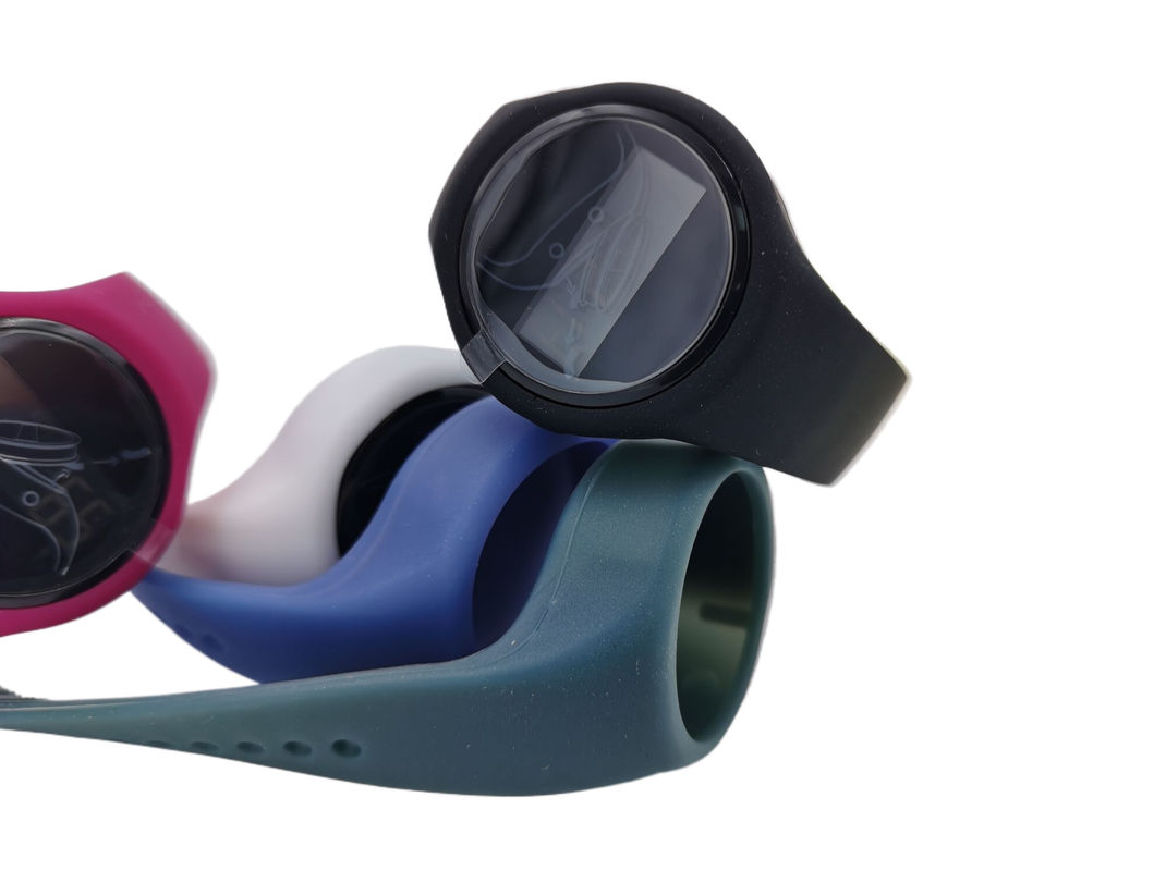 Genaues Silikon-Armband Digitaler Schrittzähler Abstandsverfolgungsgerät mehrere Farben