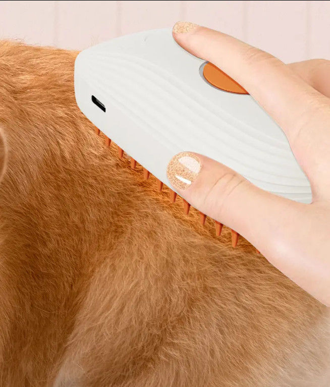 2024 Neue 3 in 1 Haare Reinigung Dampfbürste Spray Kamm Wiederaufladbare Katze Dampfbürste