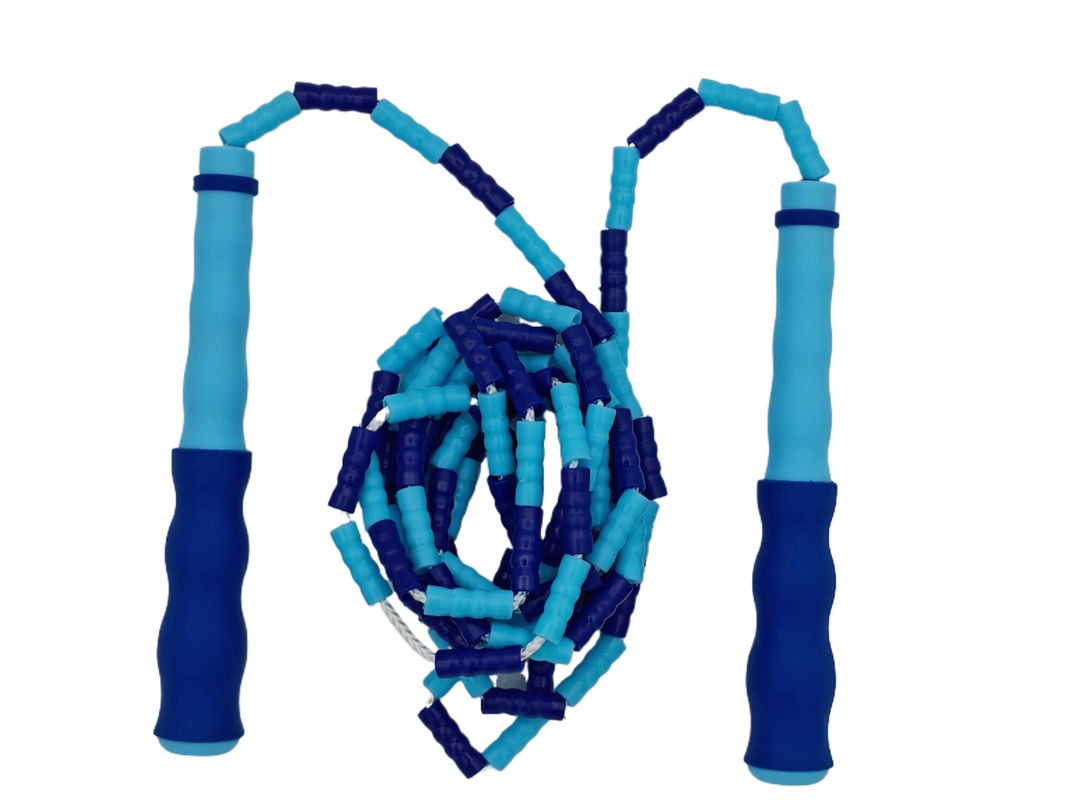 Blaue Farbe Unisex Bambus Sport Sprungseile Übung Sprungseil für Erwachsene